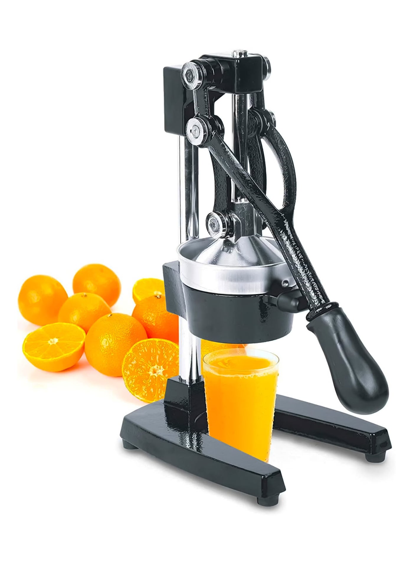 Compare Manual Metal Hand Citrus Juicer Lemon Squeezer with Lever  Fresh Juice Extractor for Lime, Orange, Pomegranate, Grapefruit – Large Juice Press. Healthy and Easy to Use at KSA Price