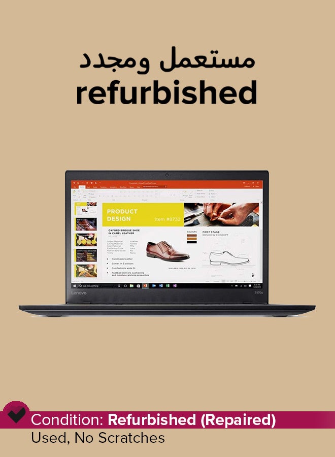 Compare Refurbished  Thinkpad T470S 2019 Laptop With 14Inch Display,Intel Core i5 Processor7th Gen8GB RAM256GB SSDIntel HD Graphics 620 English Black at KSA Price
