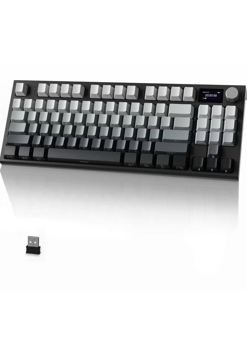 K86 RGB Wireless Gasket Mechanical Keyboard,Triple…