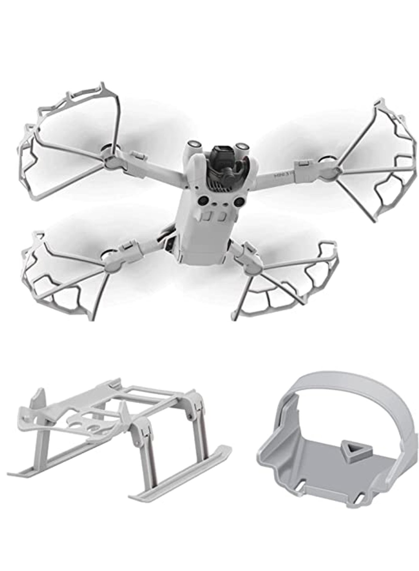 Compare 3in1 Propeller Guard Holder Strap Drone Landing Gear for DJI Mini 3 Pro RC Accessories Protect in Good at KSA Price