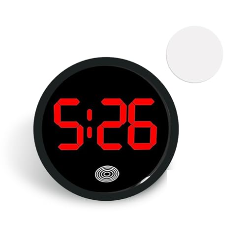XIZAKEE 1 PC Mini LED Digital Clock SelfAdhesive…