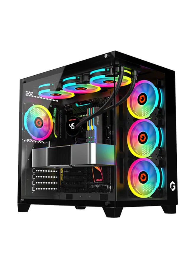 Emperor Midnight Series Mid Tower Gaming Case -…
