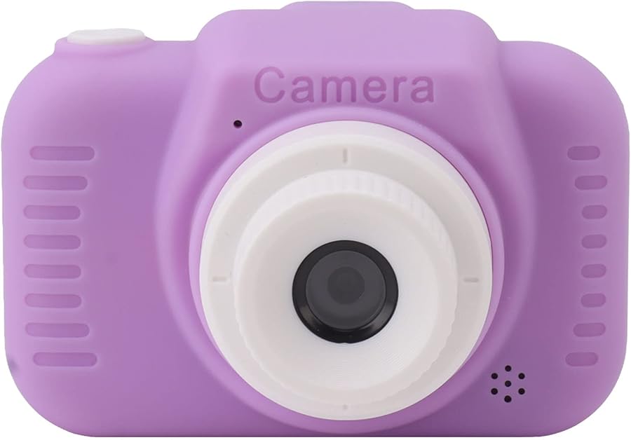 Compare Purple Kids Digital Camera USB Rechargeable HD Dual Lens 1080P 8X Zoom with 32G Card at KSA Price