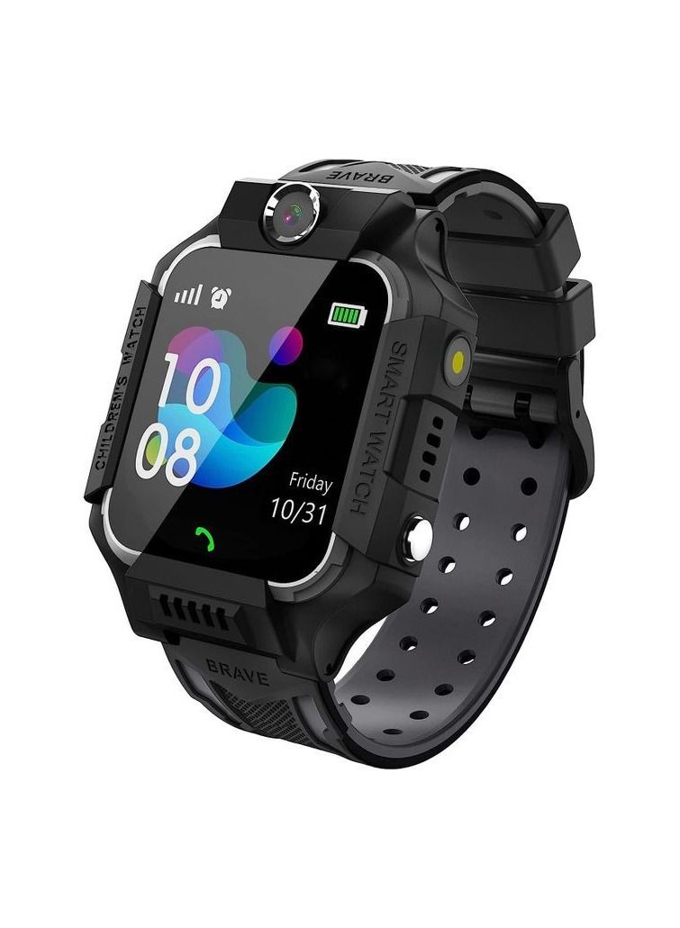 Compare Waterproof C002 Smart Watch For Kids Kids Smart Watch IP67 Waterproof Touch Screen 1.44 with Call Games Alarm Clock Music Video Black at KSA Price