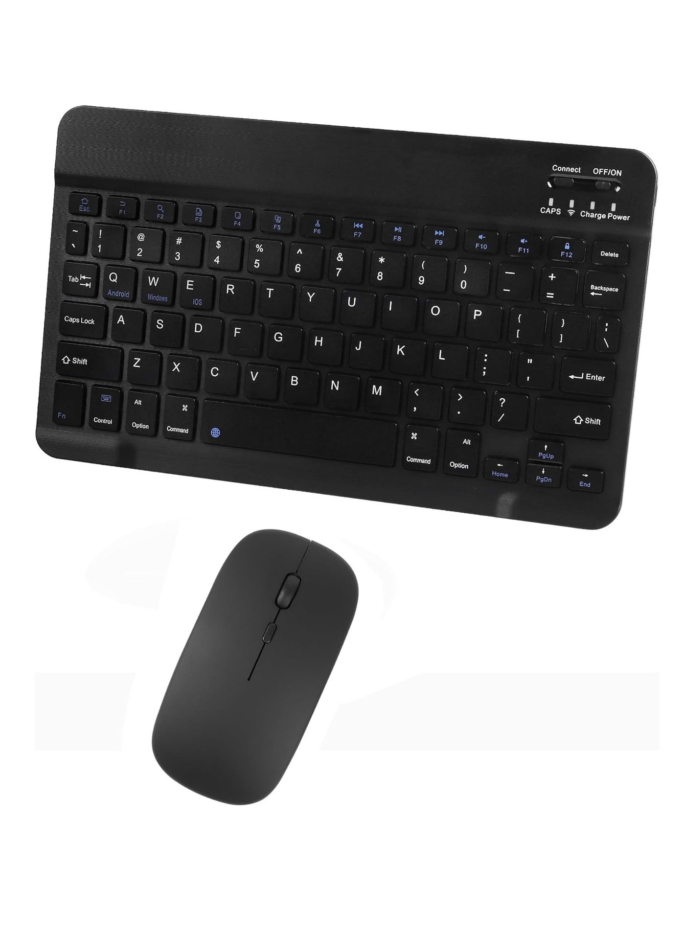 Compare LIVVY Wireless Bluetooth Keyboard & Mouse Combo – UltraSlim, Rechargeable, Silent Typing, Compact & Portable for Android, Windows, Tablets & PhonesBlack at KSA Price