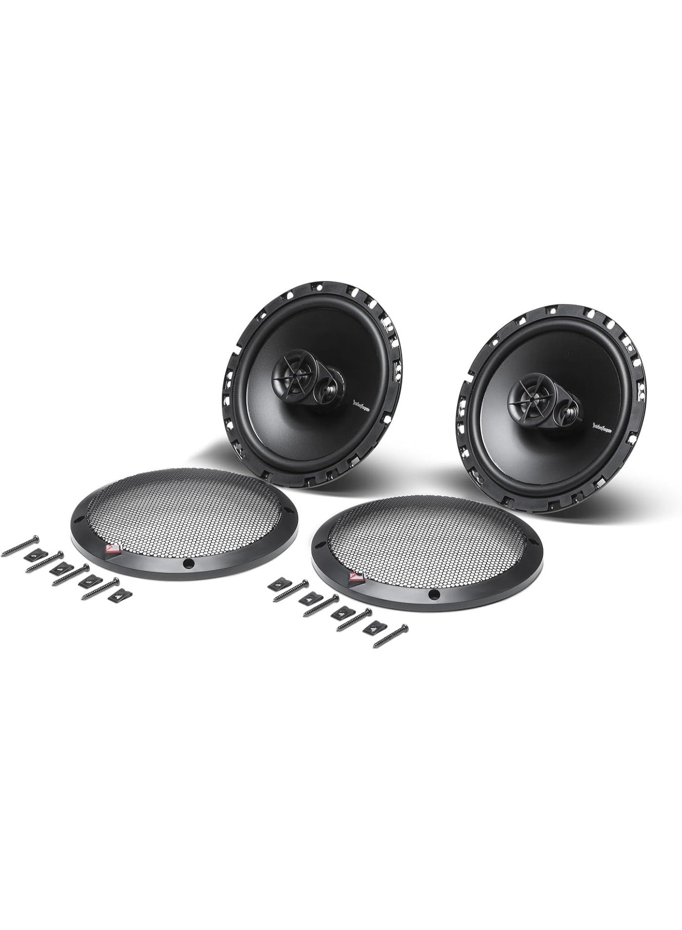 Compare Rockford Fosgate R165X3 Prime 6.5 FullRange 3Way Coaxial Car Speakers Pair – 90W Max, 4 Ohm, Black at KSA Price