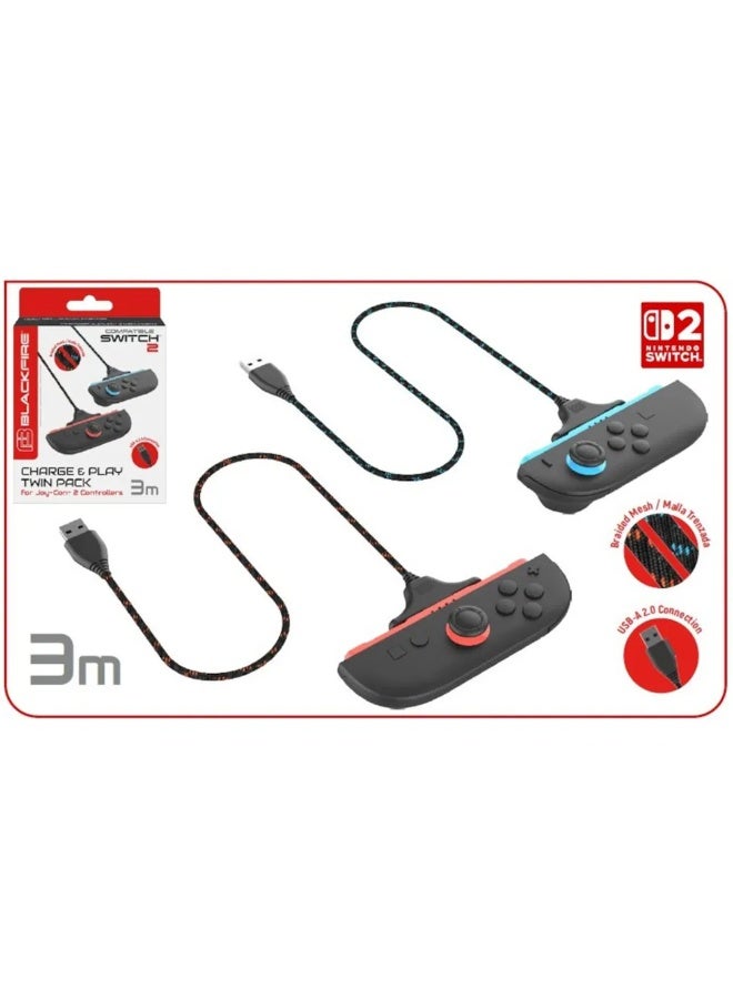 Compare Switch 2 Charge & Play Twin Pack joycon 2 charger 3m at KSA Price