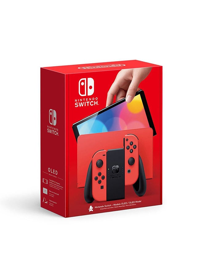 Compare Switch OLED Mario Red Console at KSA Price