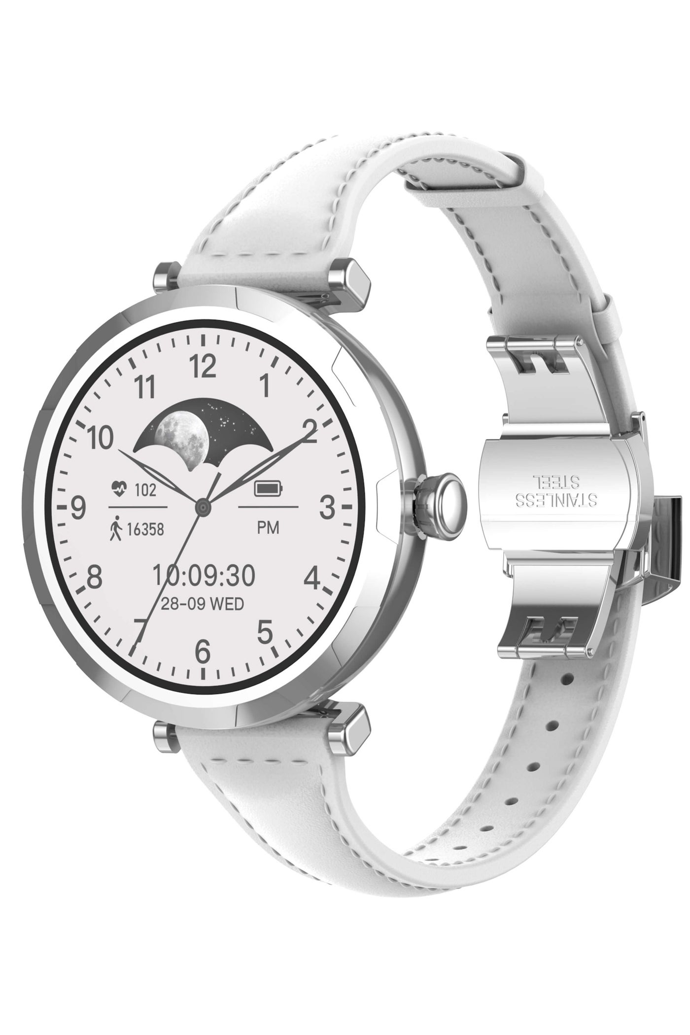 Compare Smartwatch for Women 1.19 AMOLED HD Screen Upgraded 2025, Women’s Health Tracking, 100+ Sports Modes, 24H Sleep & Heart Rate Monitor, IP68 Waterproof, 200mAh Battery, Fitness & Activity Tracker – iOS & Android at KSA Price