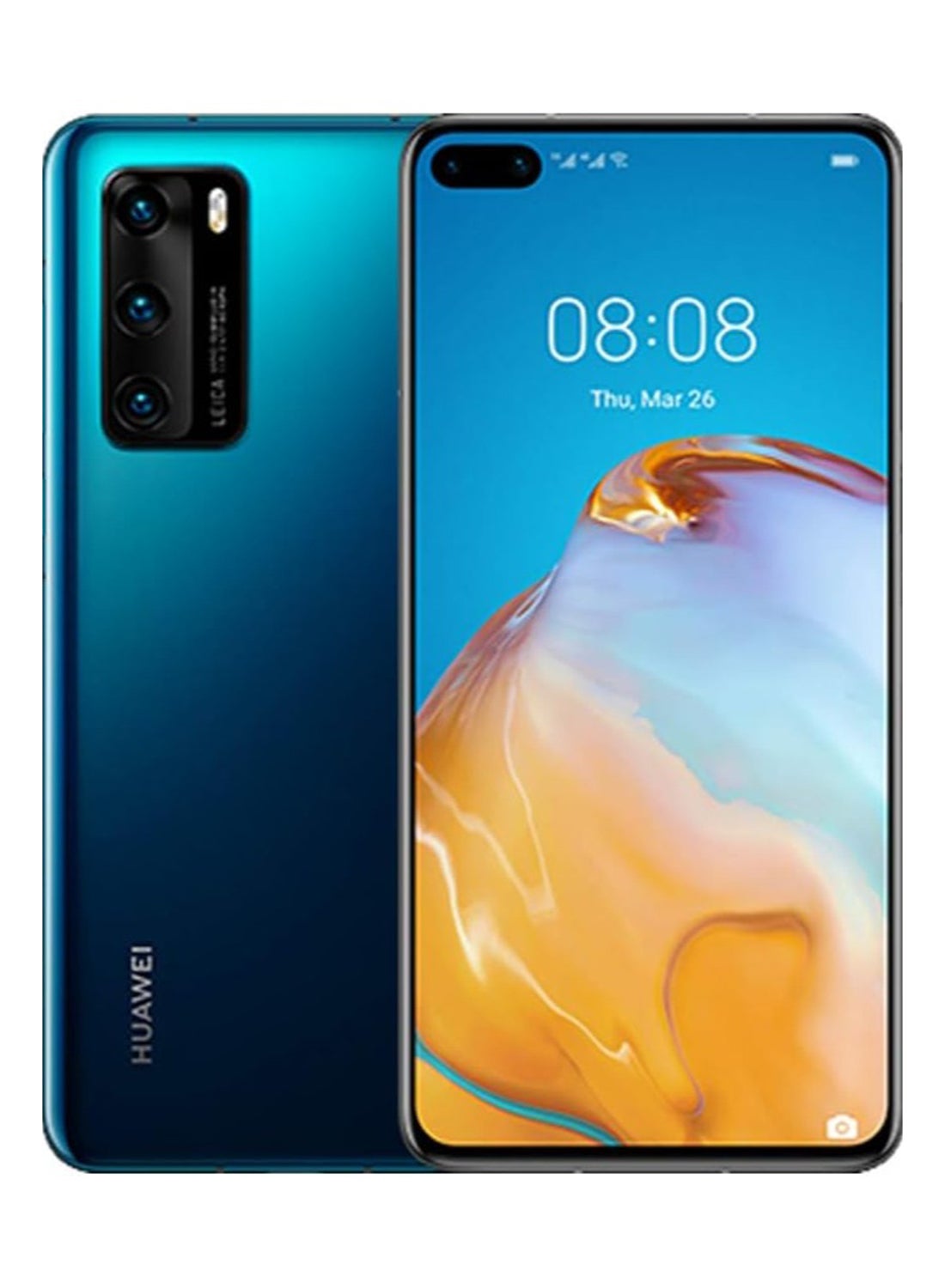 Compare P40 4G Dual SIM 8GB RAM 128GB ROM Deep Sea Blue  International Version at KSA Price