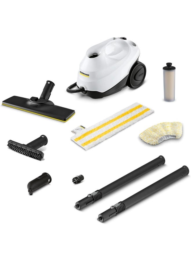 Compare Karcher SC 3 EasyFix Electric Steam Cleaner 1900W, 3.5 Bar, Fast 30s HeatUp  2 Years Warranty WhiteBlack at KSA Price
