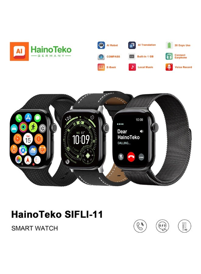 HainoTeko SIFLI-11 AMOLED Waterproof Design Smart…