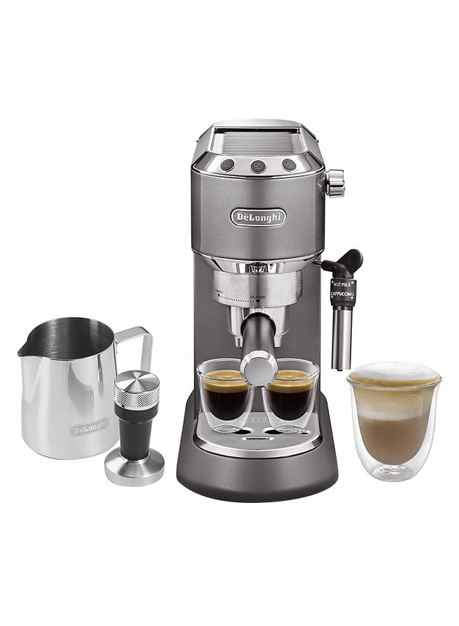Compare Icona Metallics Pump Espresso Machine 1.1 L 1350 W EC785.GY Grey at KSA Price