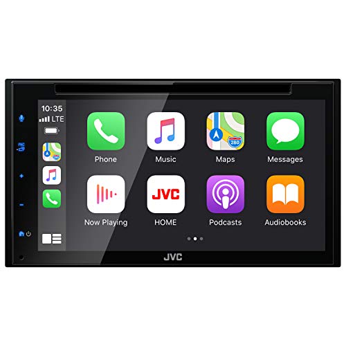 Compare JVC KWV66BT Apple CarPlay Android Auto DVDCD Player w 6.8 Capacitive Touchscreen, Bluetooth Audio and Hands Free Calling, MP3 Player, Double DIN, 13Band EQ, SiriusXM, AMFM Car Radio at KSA Price