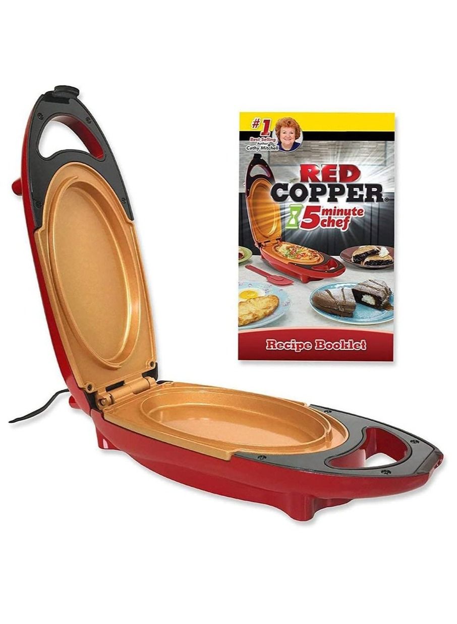 Compare Red Copper 5Minute Chef  NonStick Omelette Pan at KSA Price