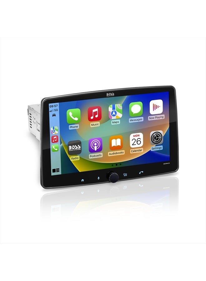 Compare BCPA10 Car Stereo  Apple CarPlay, Android Auto, Single Din, 10.1 Inch Touchscreen, Bluetooth, No CD DVD Player, AMFM Radio Receiver, Multicolor Illumination at KSA Price
