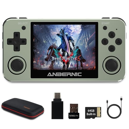 RG351MP Handheld Game Console 35 Inch OCA Fully…