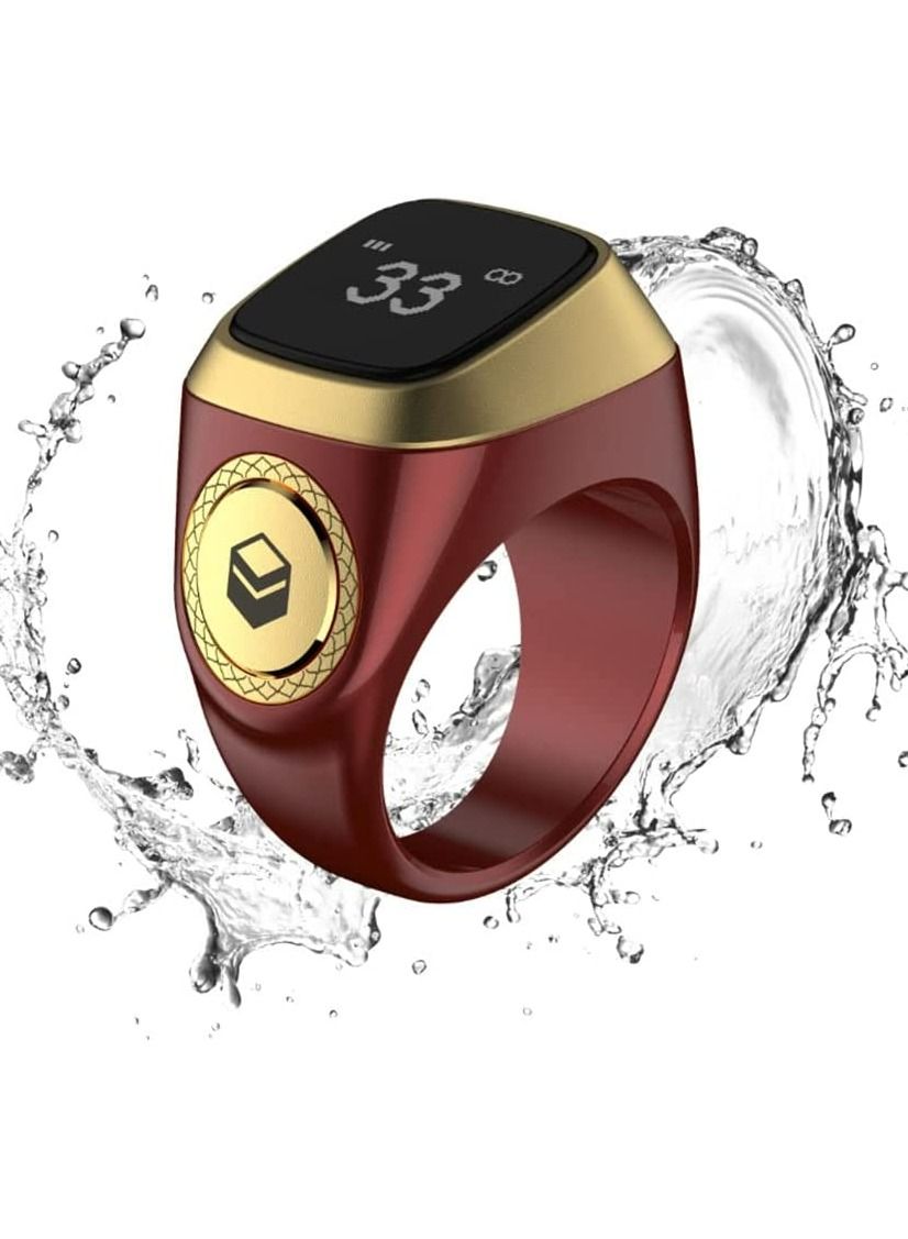 Compare Smart Tasbih Zikr lite Ring, Muslim Prayer, Prayer timing reminder, OLED display Tasbih Counter, Smart Ring, Waterproof Red 18mm at KSA Price