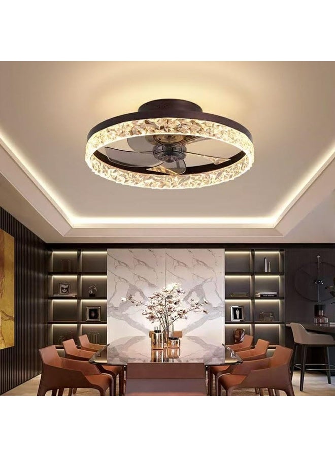 Compare Modern Ceiling Fan with Remote Control and Quiet Motor – EnergyEfficient 3Speed Indoor Fan with Reversible Airflow and Optional LED Light for Bedroom, Living Room, or Home Office. at KSA Price