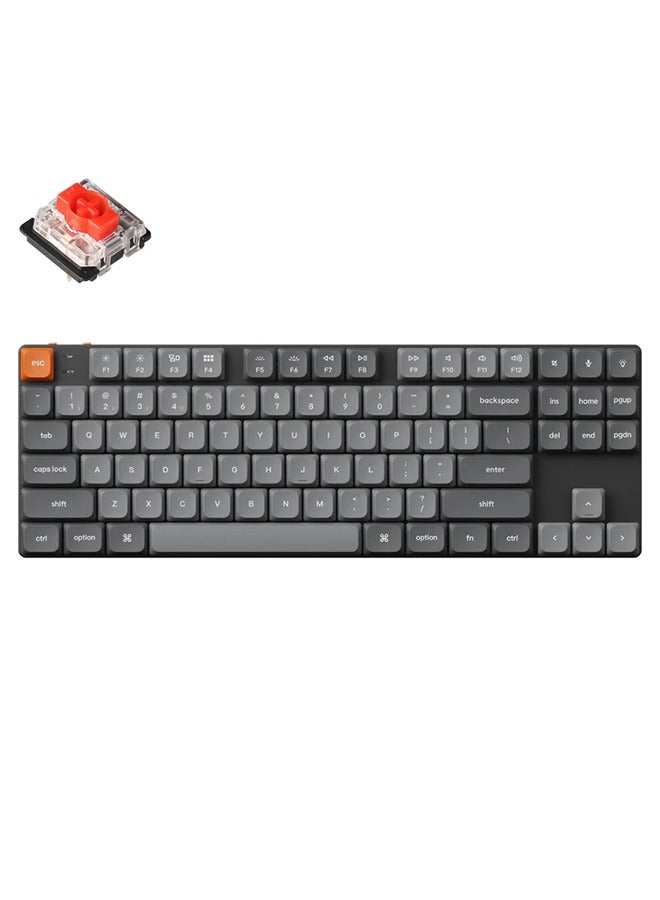 Compare K1 Max Swappable Gateron RGB Backlight Red Switch Low profile Keyboard at KSA Price