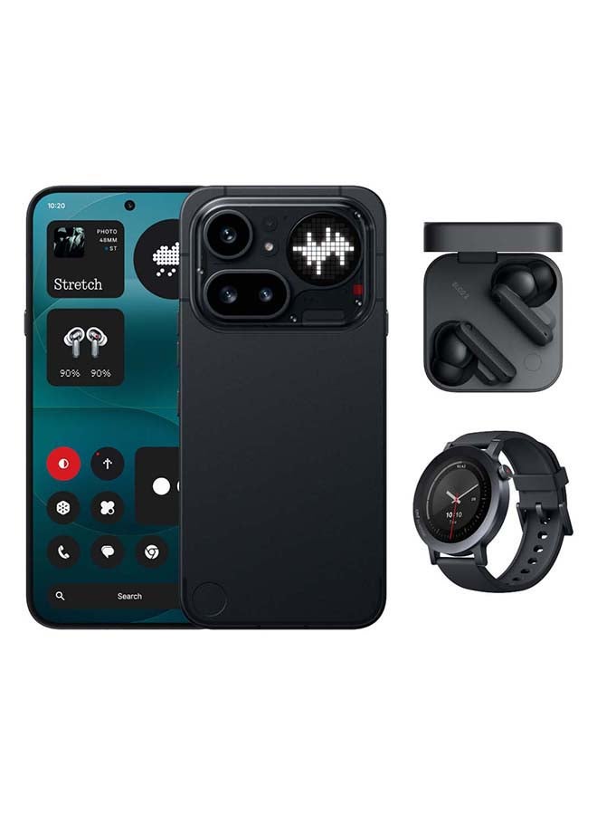 Phone 4a Pro 5G Dual SIM Black 12GB RAM…