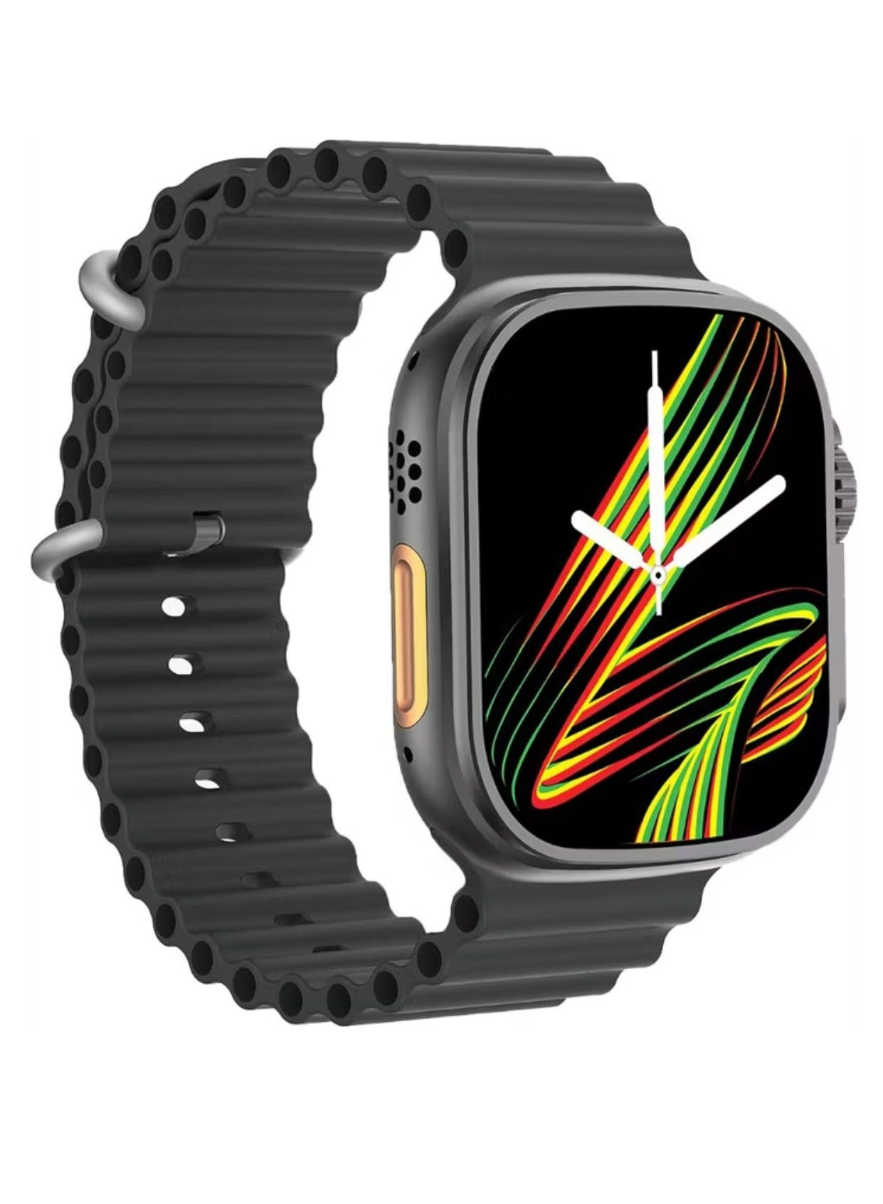 Compare Communicate Ultra Smart Watch with 1.85 Amoled Screen Dispaly, 280mAh Battery Capacity, Wireless Charging, AI Voice Assistant, 125MB Flash Storage, 35 Days Working Time  Black at KSA Price