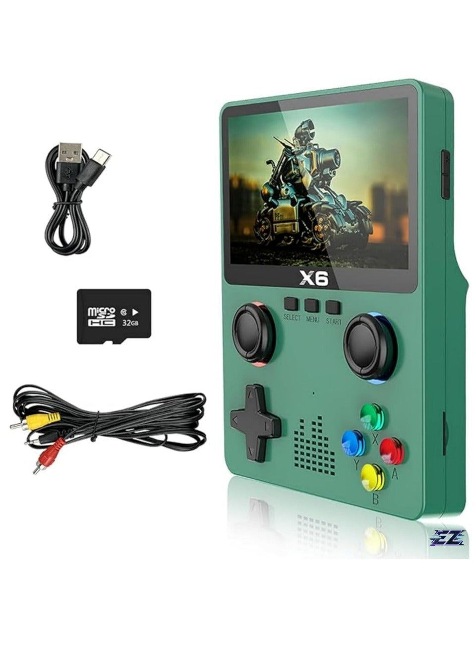 Compare Handheld Retro Game Console – 32GB TF Card, 6,000+ Preloaded Games, 11 Emulators, 3.5Inch IPS Screen, Portable Retro Gaming Console for Classic Games Lovers at KSA Price