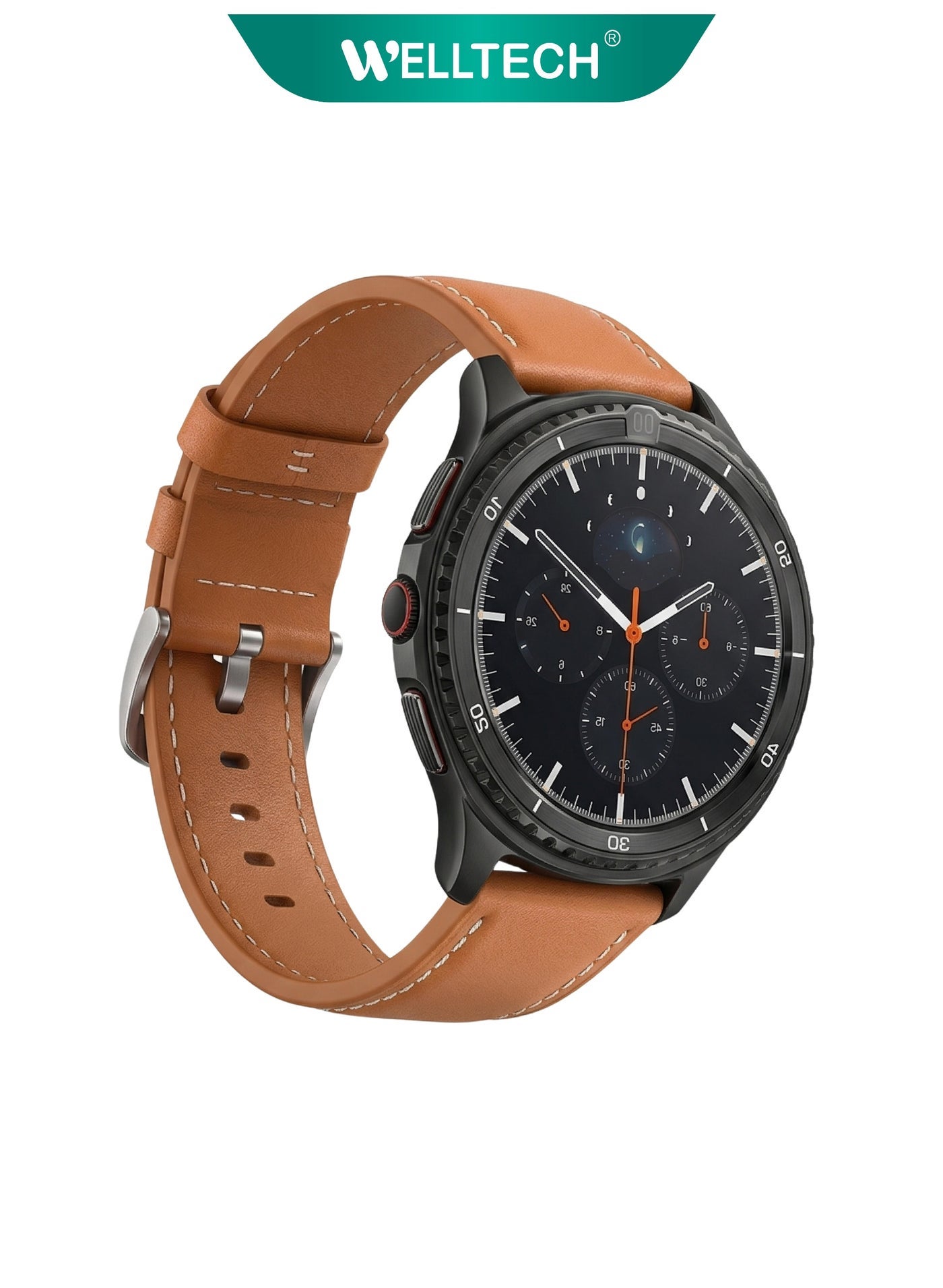 Compare WELLTECH SW46 Fitness Tracker Smart Watch – Heart Rate Blood Oxygen Sleep Monitor, Step Counter, Bluetooth, Android iOS at KSA Price