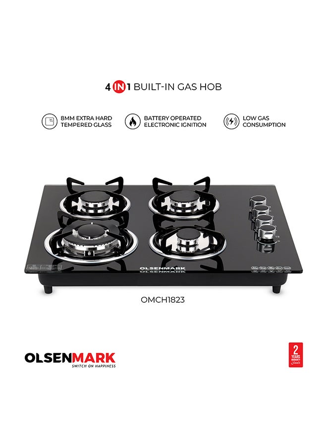 4 in 1 Built In Gas Hob OMCH1823,…