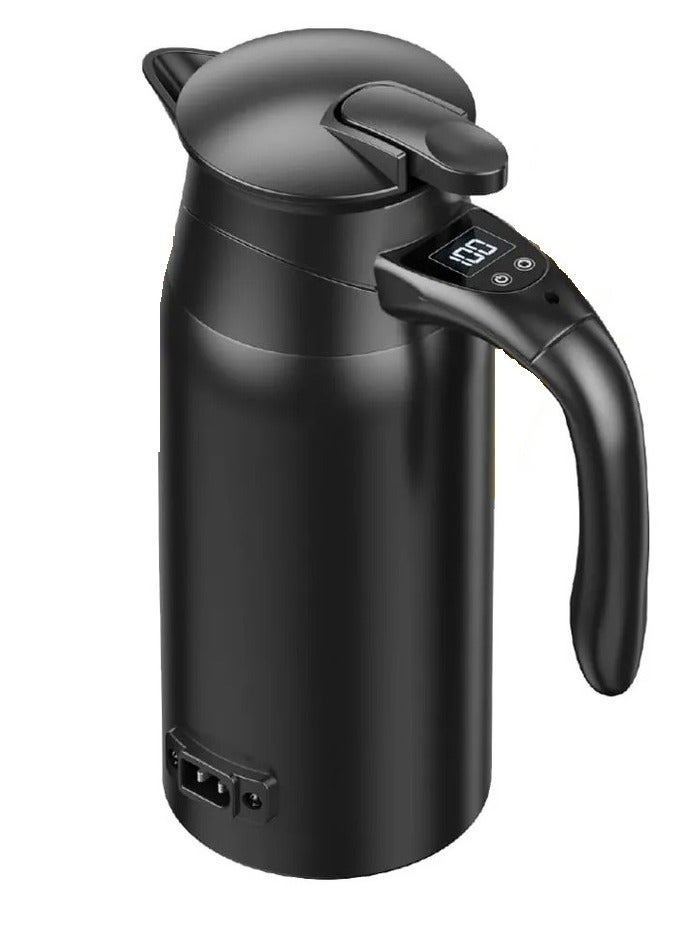 Car Electric Kettle 800ml Smart Travel Water Boiler…