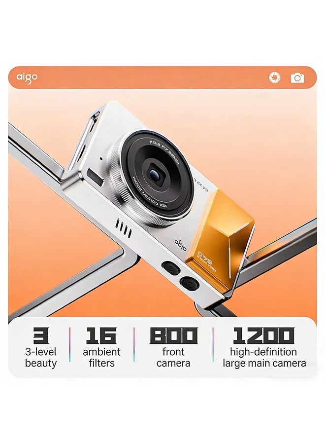 AIGO D6 64GB Digital Camera AF 4K HD Image…