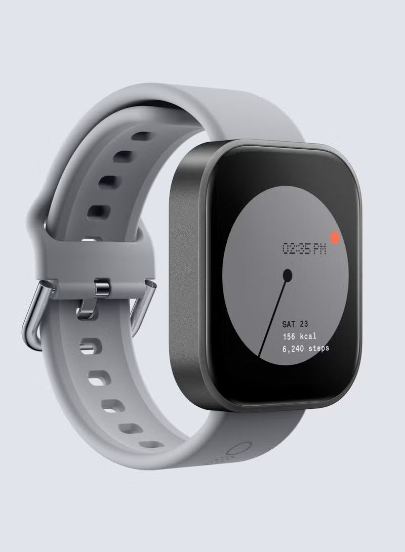 Compare Watch Pro Smartwatch with Bluetooth Calling – Vibrant AMOLED Display, IP68 Water Resistant, Official Authorization, Builtin Microphone & Speaker for HandsFree Calls, Fitness Tracking, Sleep Monitoring, Compatible with Android & iOS – Ash Grey at KSA Price