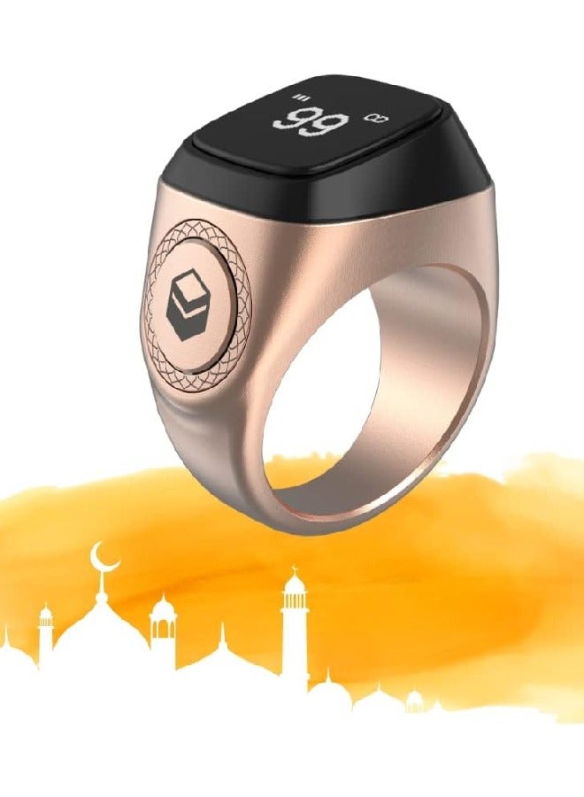 Smart Tasbih Zikr Aluminium Ring Rose Gold 20mm M0220RG