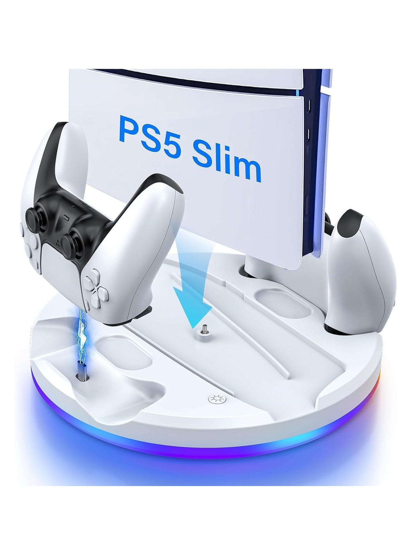 PS5 slim stand and dual controller charging…