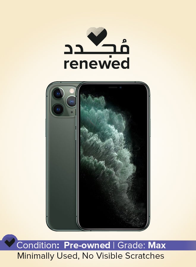 Compare Renewed  iPhone 11 Pro 256GB Midnight Green 4G With Facetime  UAE Version at KSA Price