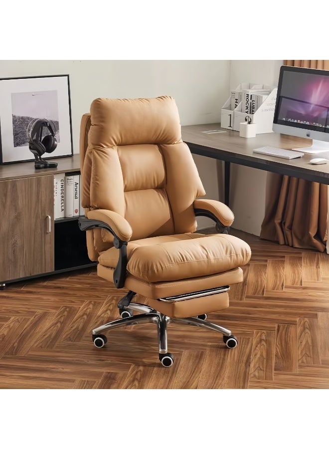 Big and Tall Office Chair with Footrest, PU…