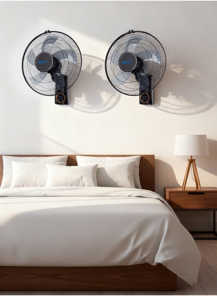 16-Inch Wall Fan with Remote Control 3-Speed Settings…