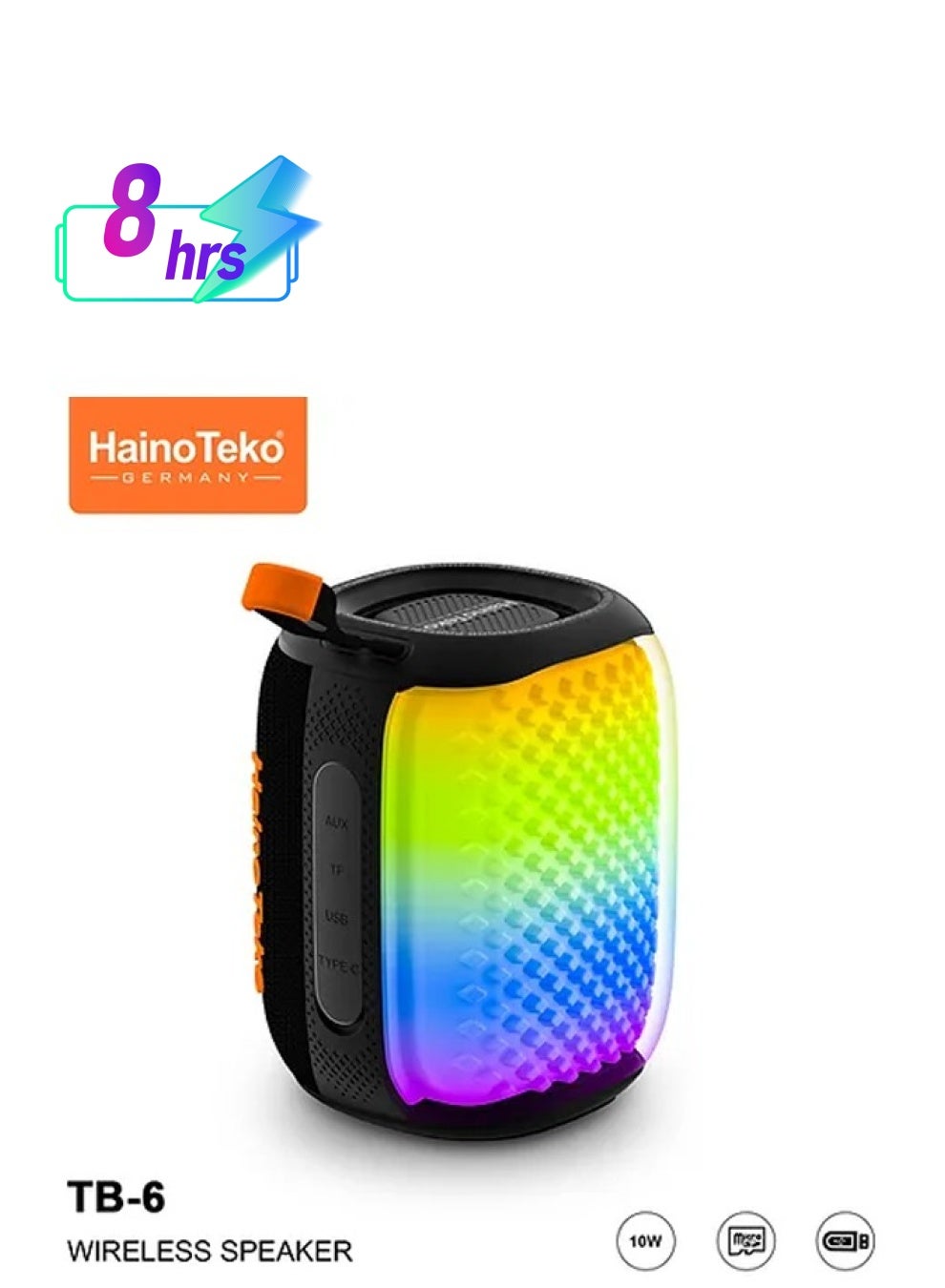 HainoTeko TB-6 Portable Wireless Bluetooth Speaker…
