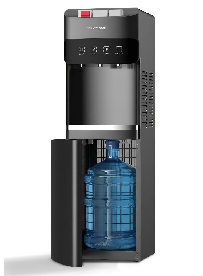 Compare Hot & Cold Water Dispenser with 3 Taps | Child Lock | Compressor Cooling | Welded Hot & Cold Tank | Indicator Lights | 550W Heating & 90W Cooling Power – 1 Year Warranty BWD305 grey at KSA Price