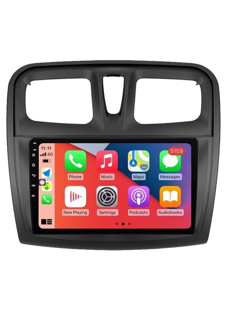 Compare Android Car Stereo for Renault Logan 2 20122022 Sandero 2 20132022 8GB RAM 128GB ROM Support SIM Card, Carplay, Mirror Link WiFi BT, Radio GPS Navigation, 9 Inch IPS Touch Screen with AHD Camera Included at KSA Price
