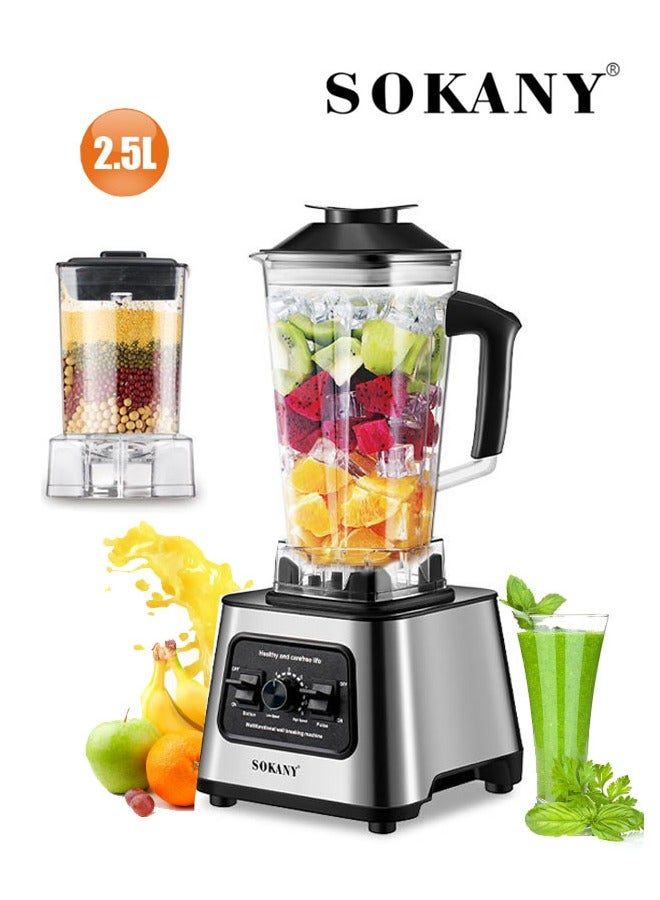 2.5L Countertop Blenders,2 IN 1 Mulit Purpose…