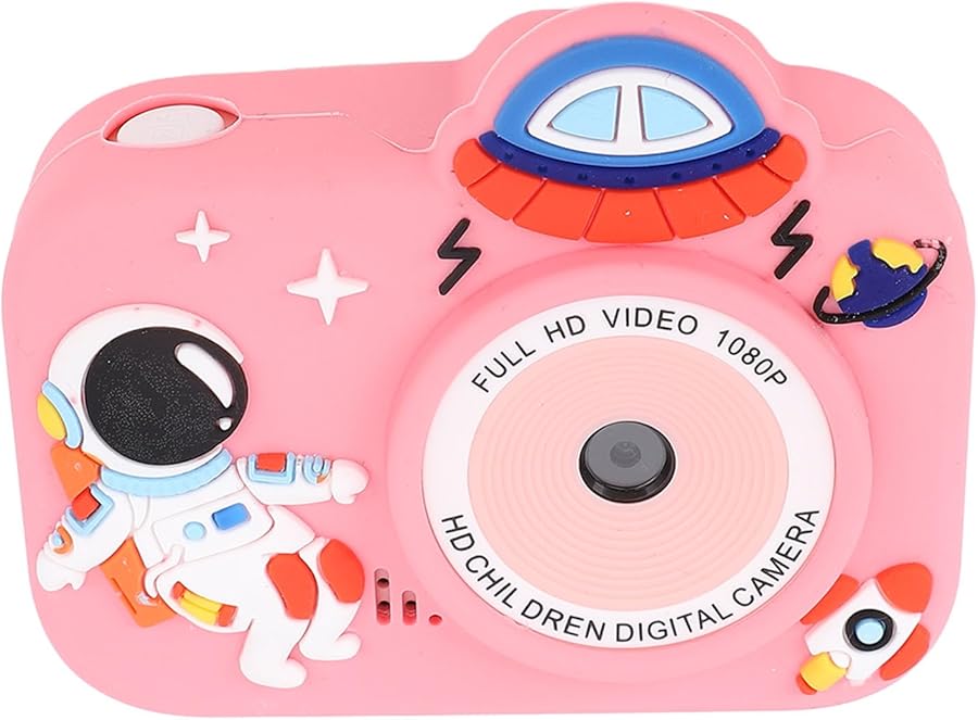 Compare Kids Selfie Camera 1080P HD Waterproof Video Recorder Pink Toy Camera for Children at KSA Price