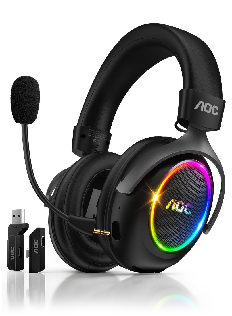 AOC Wireless Gaming Headset for PC, PS5,…