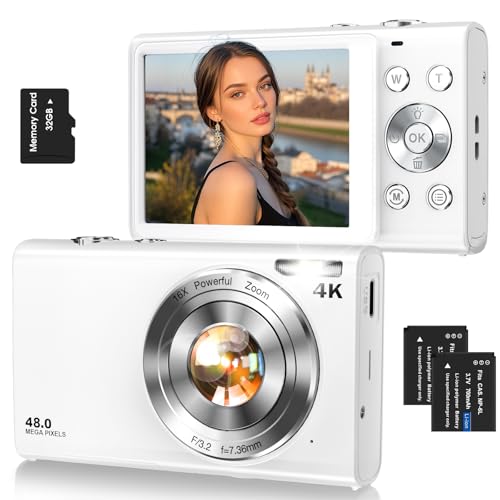 Digital CameraAutofocus 4K Vlogging Camera for…