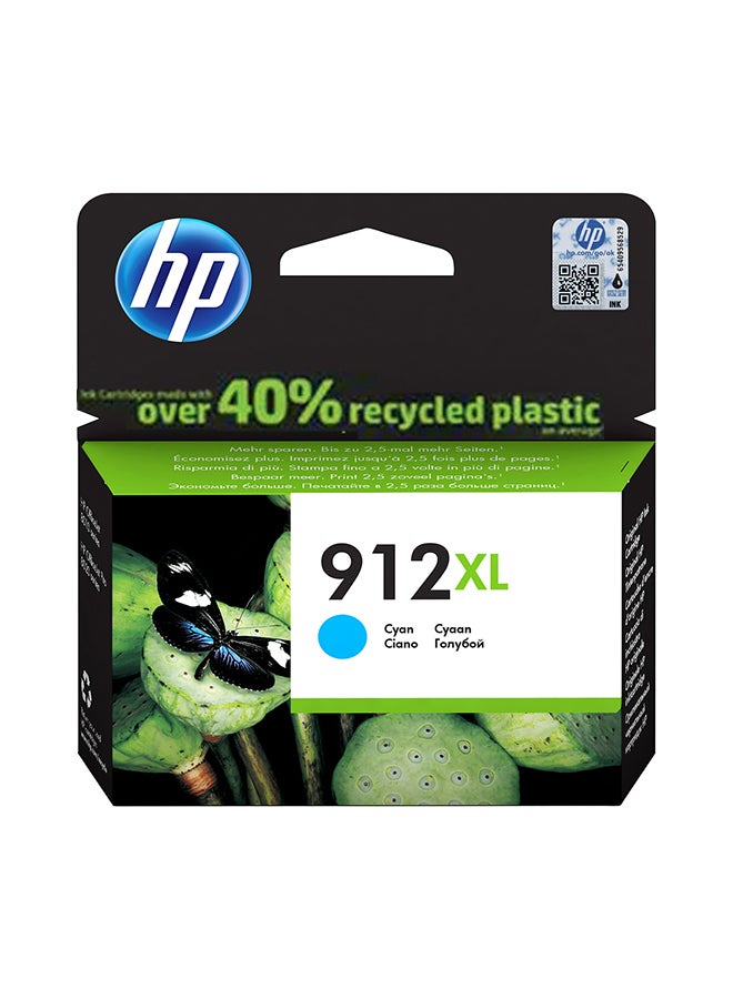 Compare 912XL High Yield Original Ink Cartridge | 700 Pages | Compatible with OfficeJet 8010 AllinOne Printer series, OfficeJet Pro 8020 AllinOne Printer series, OfficeJet Pro 8030 AllinOne Printer series Cyan at KSA Price
