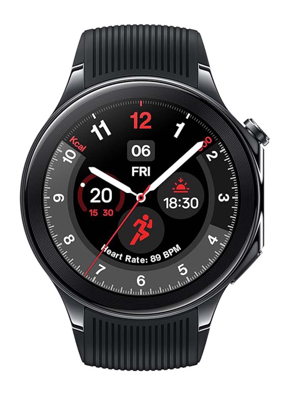 Watch 2 Google WearOS Screen Size 1.43 Black Steel