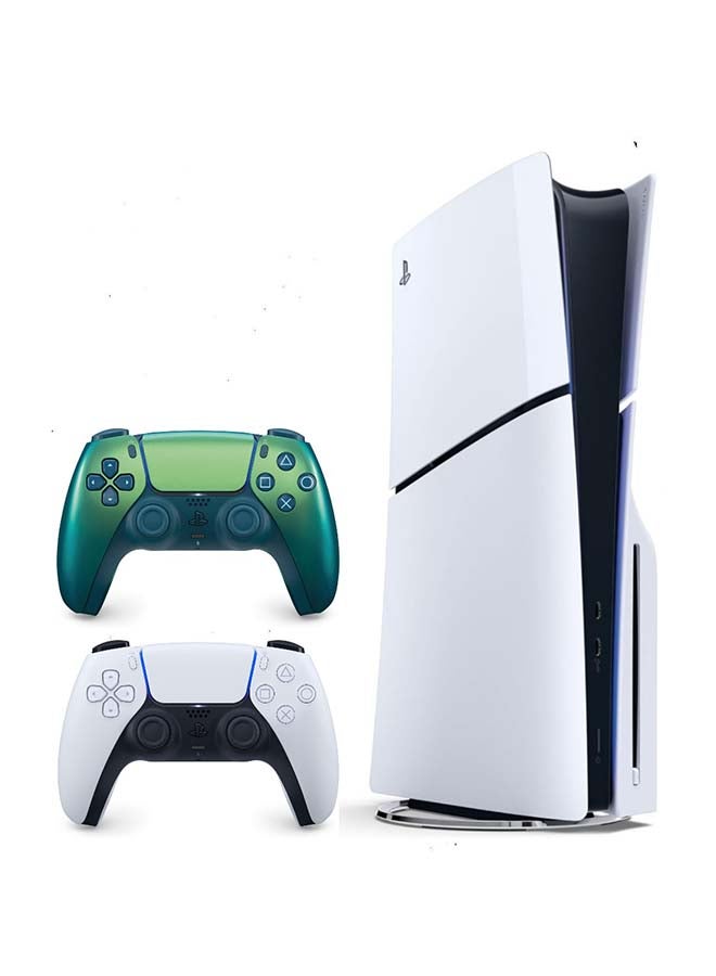 Compare PlayStation 5 Slim Disc Console KSA Version With Extra Dualsense Wireless Controller  Chroma Teal at KSA Price