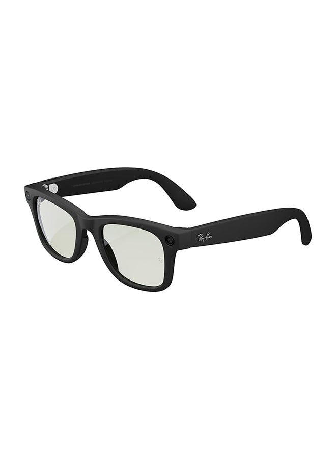 Compare RayBan Smart Glasses Wayfarer Large  Transitions Matte Black  G15 Green at KSA Price