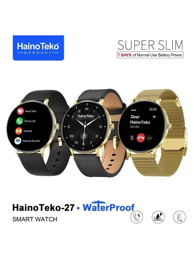 Super Slim Waterproof Smart Watch with AMOLED Display,…