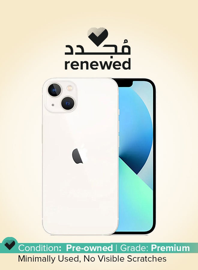 Compare Renewed  iPhone 13 128GB Starlight 5G With Facetime  International Version at KSA Price